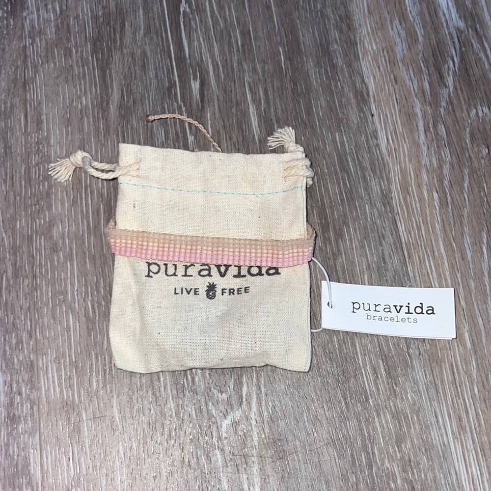 Pura vida rare woven seed bead with tags
